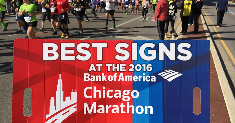 WCIU, The U The 7 best signs from the 2016 Chicago Marathon